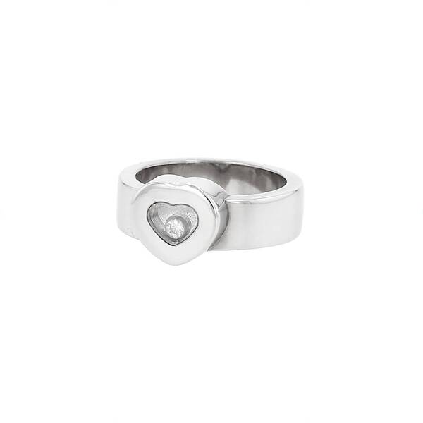  Chopard Happy Diamonds Ring In White Gold And Diamond 