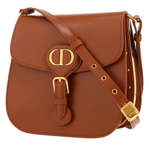  Dior Bobby Frame Shoulder Bag In Brown Leather 