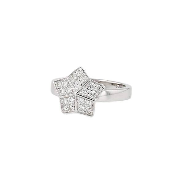  Fred Lucifer Ring In White Gold And Diamonds 