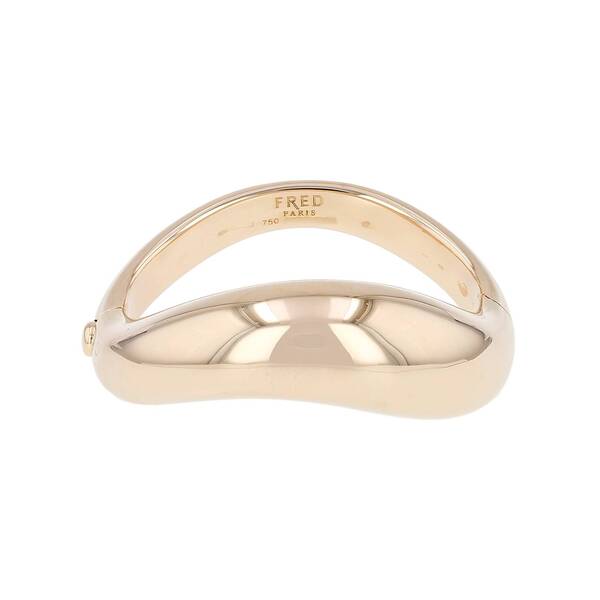  Fred Mouvementée Bangle In Yellow Gold 
