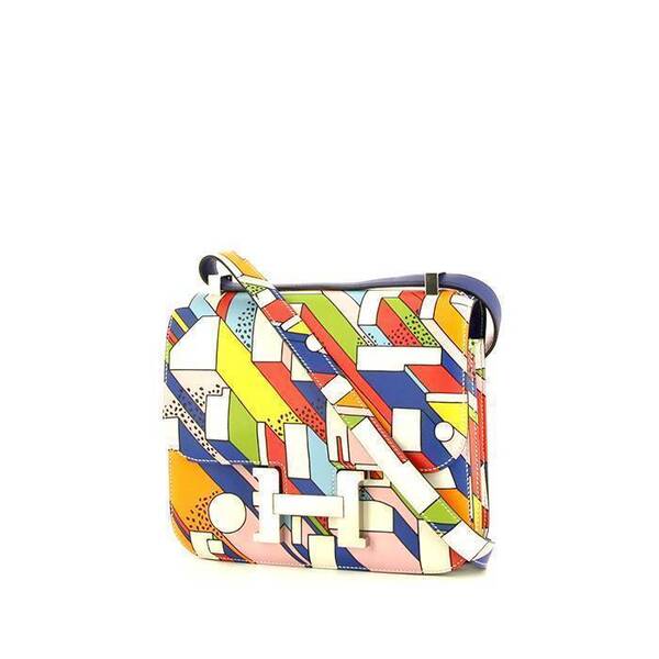  Hermès Constance Shoulder Bag In Multicolor Swift Leather 