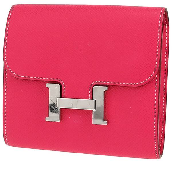  Hermès Constance Wallet Wallet In Rose Tyrien Epsom Leather 