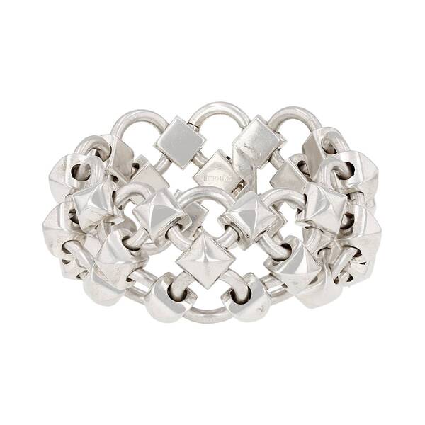 Hermès Lancelot Cuff Bracelet In Silver 