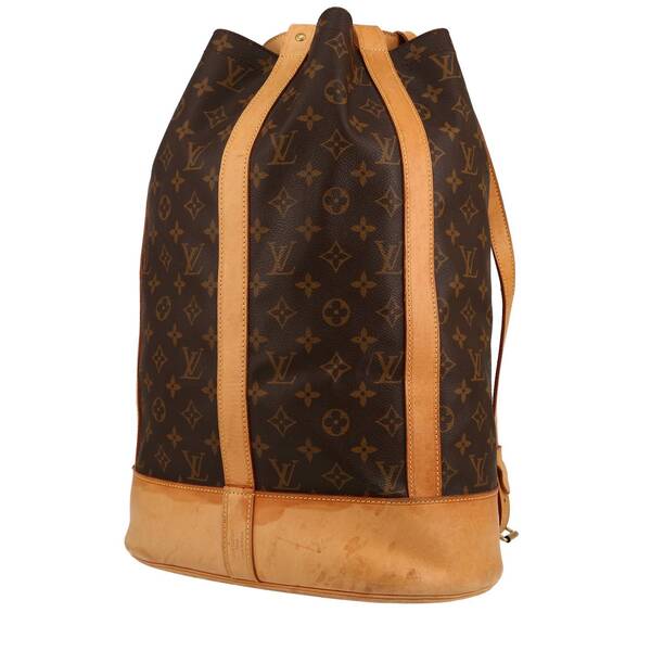  Louis Vuitton Randonnée Backpack In Brown Monogram Canvas And 