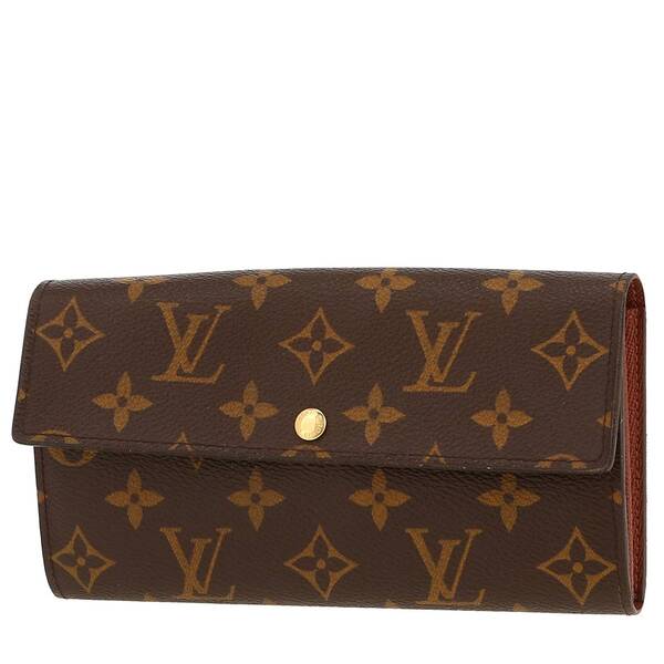  Louis Vuitton Sarah Wallet In Brown Monogram Canvas 