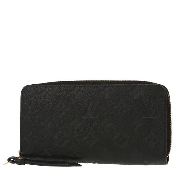  Louis Vuitton Zippy Wallet In Black Empreinte Monogram Leather 