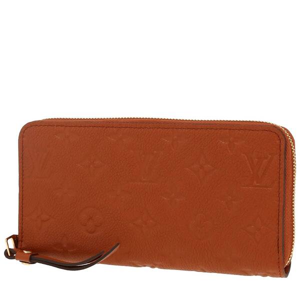  Louis Vuitton Zippy Wallet In Brown Empreinte Monogram Leather 