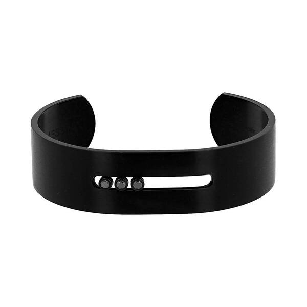  Messika Move Bracelet In Titanium And Diamonds 