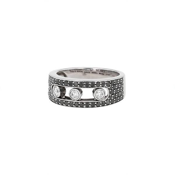  Messika Move Ring In White Gold And Diamonds 