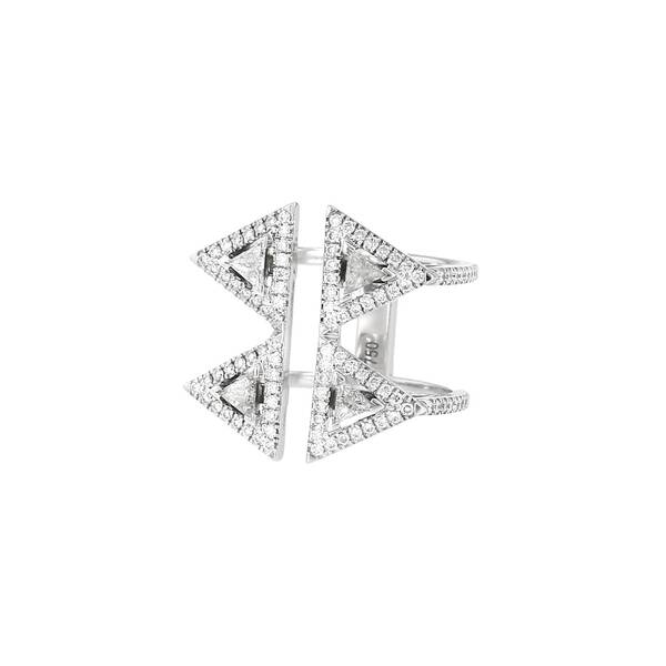  Open Messika Théa Ring In White Gold And Diamonds 
