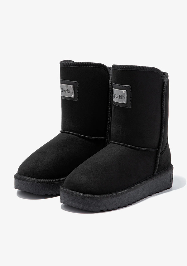  D.franklin Botas Australianas Mujer D.franklin Repelentes Al Agua   Nordic Basic Black   Con Forro De Pelo Interior 
