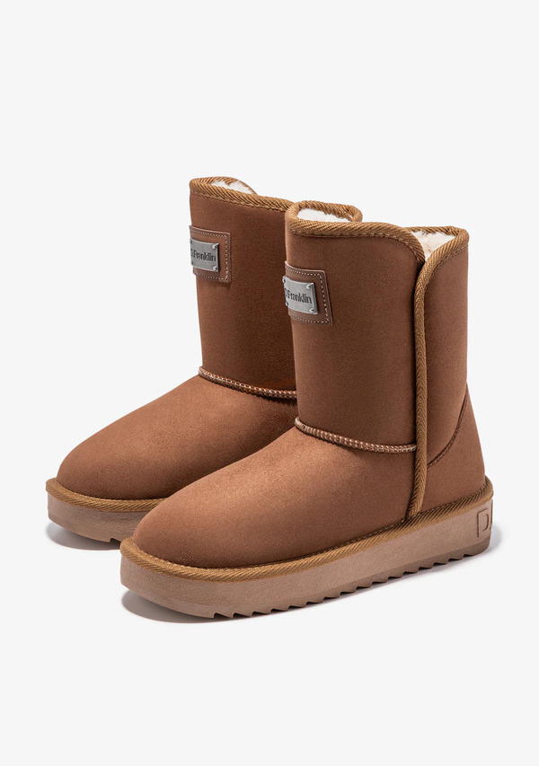  D.franklin Botas Australianas Mujer D.franklin Repelentes Al Agua   Nordic Basic Tan   Con Forro De Pelo Interior 
