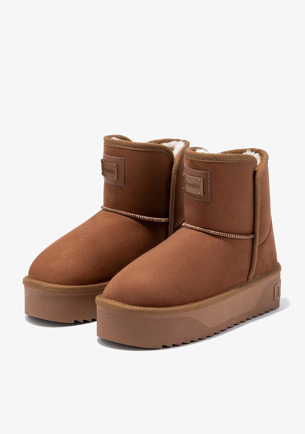  D.franklin Botas Australianas Mujer D.franklin Repelentes Al Agua   Nordic V.2 Basic Low Tan   Con Forro De Pelo Interior 