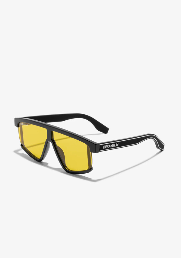  D.franklin Gafas De Sol D.franklin   Alpha Shiny Black / Yellow 