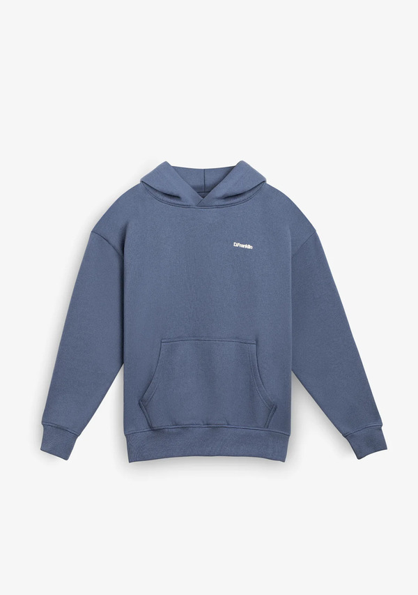  D.franklin Hoodie/sudadera Con Capucha   D.franklin   Eternity Oversize Hoodie Blue   Talla   Color Blue   Estilos De Hombre Y Mujer 