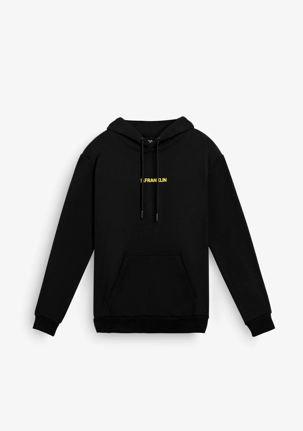  D.franklin Hoodie/sudadera Con Capucha   D.franklin   911 Iconic Hoodie Black   Talla   Color Black   Estilos De Hombre Y Mujer 