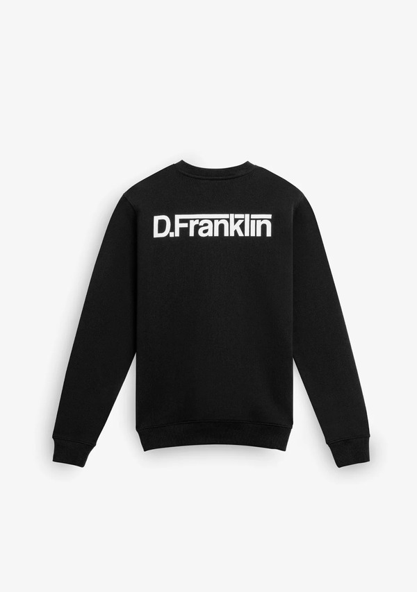  D.franklin Sudadera Sin Capucha Unisex Con Cuello Redondo   D.franklin   Crewneck Racing Club Sweatshirt Black   Talla   Color Black   Sudaderas Sin Capucha De Hombre Y Mujer 