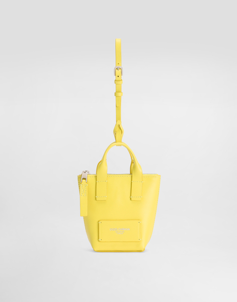  Dolce & Gabbana Adamo Crossbody Minibag In Calfskin - Hombre Accesorios Para Bolsos Yellow Piel Onesize 
