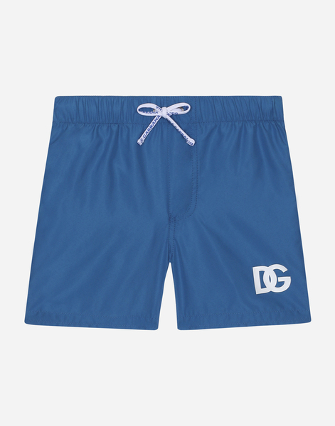  Dolce & Gabbana Bañador Bóxer De Nailon Con Estampado Del Logotipo Dg - Hombre Moda Baño Multicolor 9/12 Months 