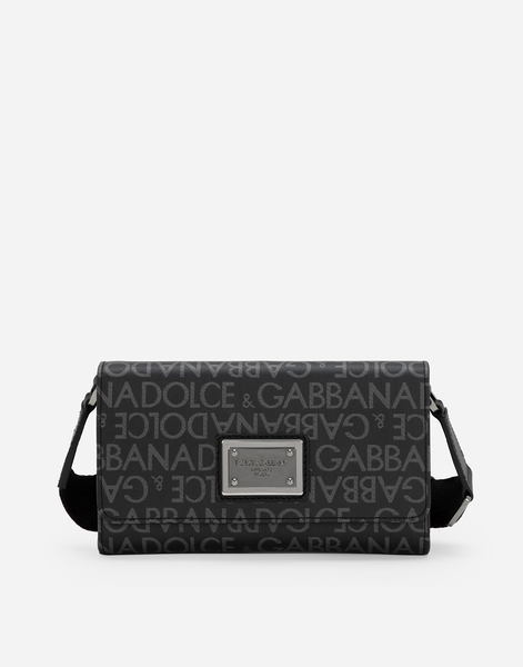  Dolce & Gabbana Bolso Bandolera De Tejido Jacquard Revestido - Hombre Bandoleras Multicolor Tela Onesize 