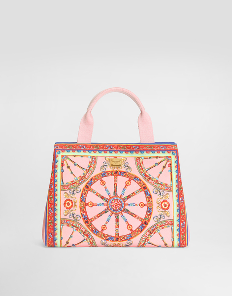  Dolce & Gabbana Bolso Shopping Dg Tote En Lona Con Estampado Carretto - Mujer Accesorios Multicolor Onesize 