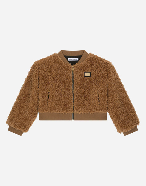  Dolce & Gabbana Bómber Acolchada De Piel Ovina Sintética - Mujer Abrigos Y Chaquetones Beige Pelo Sint�tico 6 Years 