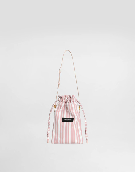  Dolce & Gabbana Essenza Bag In Striped Poplin - Mujer Bolsos Al Hombro Y Bandoleras Multicolor Onesize 