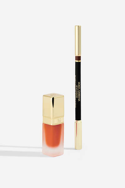  Dolce & Gabbana Fresh Summer Lip Kit De - Woman Sets Exclusivos Orange Squeeze: Lápiz Marrón Neutro Claro Y Aceite Para Labios De Naranja Onesize 