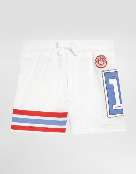  Dolce & Gabbana Jersey Bermuda Shorts With Military Print - Hombre Pantalones Largos Y Cortos Multicolor 3/6 Months 