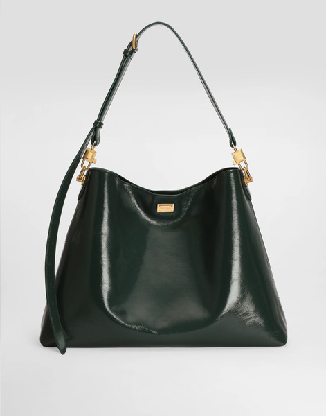  Dolce & Gabbana Large Vittoria Calfskin Shoulder Bag - Mujer Bolsos Al Hombro Y Bandoleras Verde Onesize 