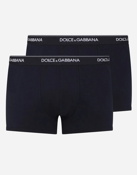  Dolce & Gabbana Pack De 2 Bóxers Regular De Algodón Elástico - Hombre Ropa Interior Y Ropa De Casa Azul Algod�n 5 