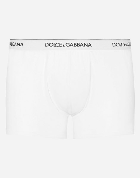  Dolce & Gabbana Pack De 2 Bóxers Regular De Algodón Elástico - Hombre Ropa Interior Y Ropa De Casa Blanco Algod�n 4 