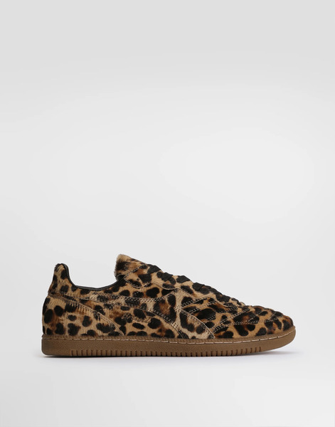  Dolce & Gabbana Zapatillas X Diadora En Pelo De Potro Con Estampado Leopardo - Hombre Zapatillas Multicolor 43 