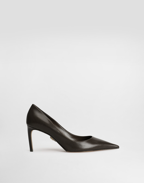  Dolce & Gabbana Zapato De Salón Devotion De Piel De Becerro - Mujer Zapatos De Salón Y Destalonados Negro 37.5 