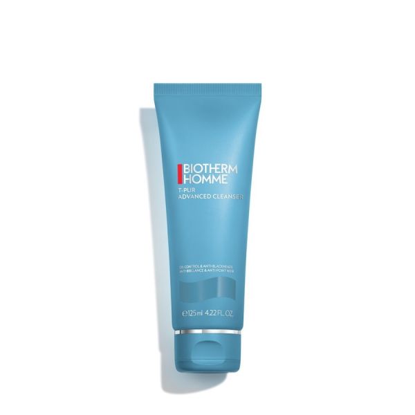  Biotherm Homme   T Pur Advanced Cleanser Control De Grasa Y Antipuntos Negros Cremas Limpiadoras 125 Ml Male 