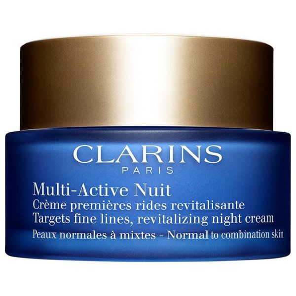  Clarins   Multi Active 30+ Crema Ligera Multi Activa Noche   Todas Las Pieles Cremas Antiedad 50 Ml Unisex 