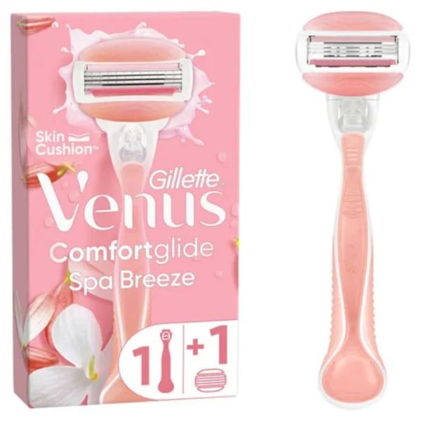  Gillette Venus   Comfortglide Spa Breeze Maquinilla De Afeitar + 1 Recambio Maquinillas De Afeitado Y Depilación 30 G Unisex 