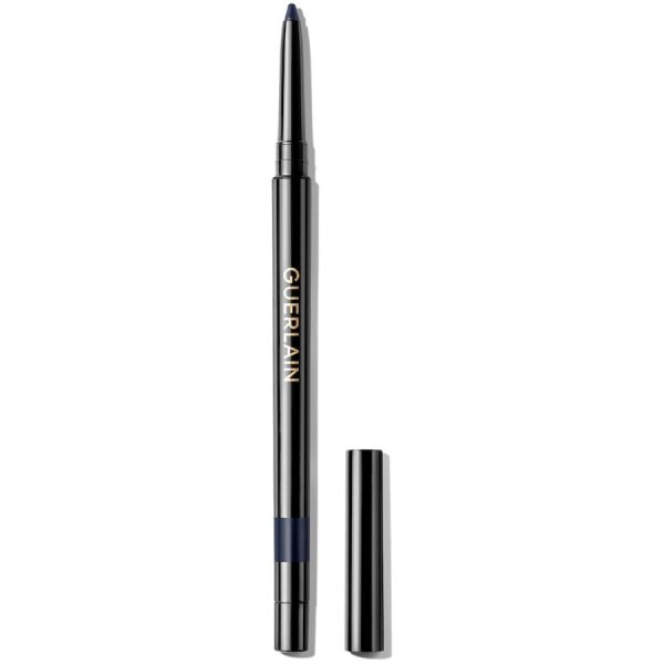  Guerlain   Lápiz De Ojos Color Intenso, Resistencia Al Agua Y Larga Duración Lápices De Ojos 3.5 G Bleu 