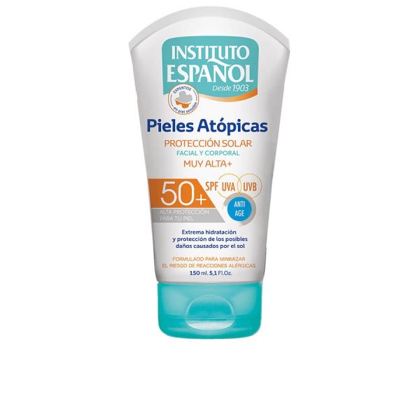  Instituto Español   Piel Atópica Protección Solar Facial Y Corporal Spf50+ Protección Solar 150 Ml Unisex 