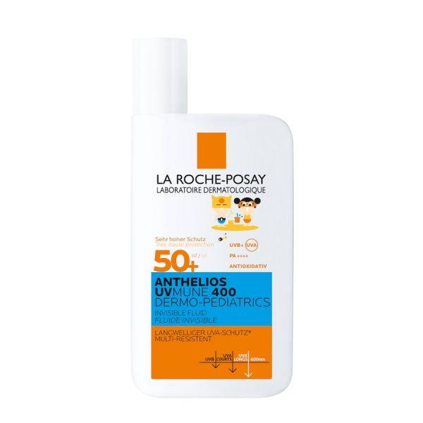  La Roche Posay   Anthelios Uvmune 400 Kids Invisible Fluid Lsf 50+ Proteccion Solar Para Niños 400 Ml Unisex 