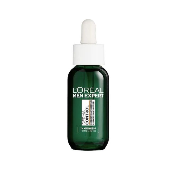  L´oréal Men Expert   Derma Control Anti Imperfecciones Con Niacinamida Y ácido Salicílico Sérums Faciales Antiedad 30 Ml Male 
