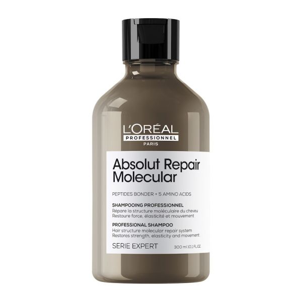  L´oréal Professionnel Paris   Absolut Repair Molecular Champú Sin Sulfatos Para Todo Tipo De Cabello Dañado Champús 300 Ml Unisex 