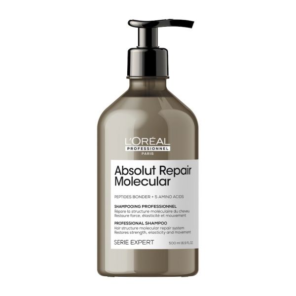  L´oréal Professionnel Paris   Absolut Repair Molecular Champú Sin Sulfatos Para Todo Tipo De Cabello Dañado Champús 500 Ml Unisex 