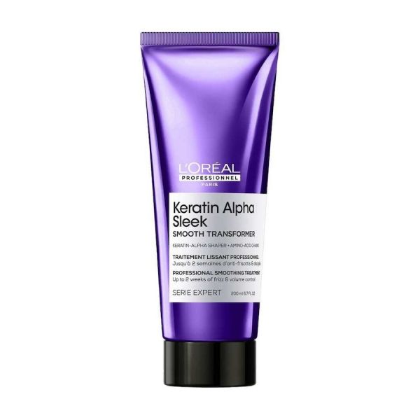  L´oréal Professionnel Paris   Keratin Alpha Sleek Alisador Mascarillas Para El Cabello 200 Ml Unisex 