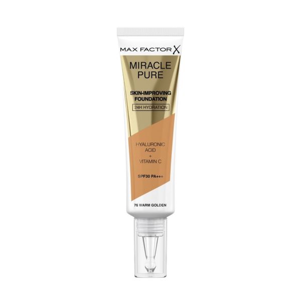  Max Factor   Miracle Pure Foundation Correctores 30 Ml 76 Warm Golden 
