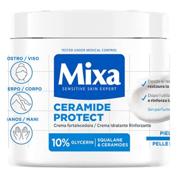  Mixa   Expert Peau Sensible Ceramide Protect Fortalecedora Para Piel Muy Seca Cremas Corporales 400 Ml Unisex 