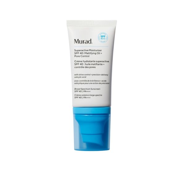  Murad   Blemish Control Superactive Mattifying Oil + Pore Control Moisturizer Spf 40 Cremas Faciales 50 Ml Unisex 