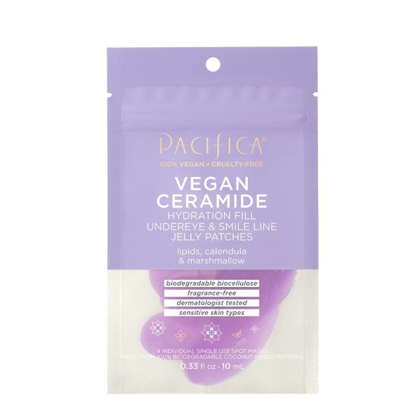  Pacifica   Vegan Ceramide Parches Hidratantes Para El Contorno De Ojos Mascarillas De Ojos Y Parches 10 Ml Unisex 