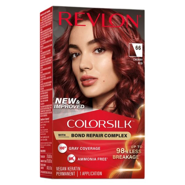  Revlon Professional   Colorsilk With Bond Repair Complex 66 Cherry Red Tintes Temporales 130 Ml Unisex 