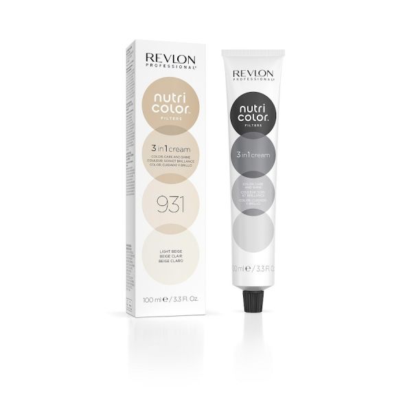  Revlon Professional   Nutri Color Filters 3 In 1 Cream No. 931 Light Beige Tintes Temporales 100 Ml Marrón Unisex 